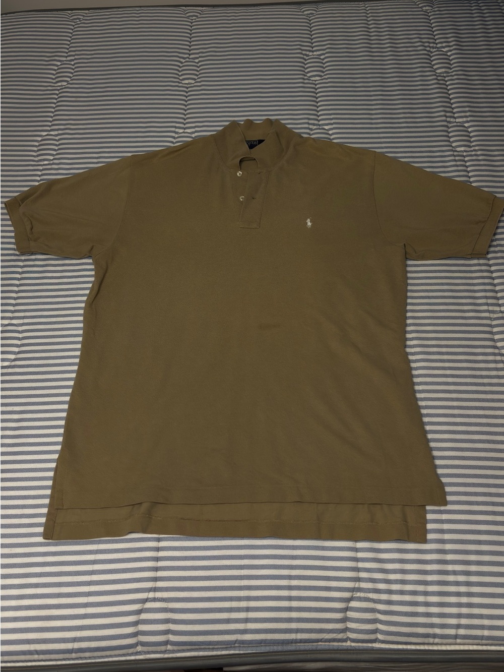 Polo by Ralph Lauren Olive Cotton Polo with Embroidered Pony